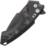 Hogue X5 Folder Spear Pt Black Aluminum G-Mascus Folding Pocket Knife 34559