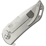 Darrel Ralph Custom Knives Dominator Framelock Satin Finish S35VN Drop Point 020