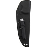 TOPS BOB Hunter Fixed Carbon Steel Blade White & Black G10 Handle Knife BROSWB