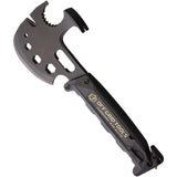 Off Grid Tools Black GRN Elite Survival Axe Carbon Steel Multi-Tool w/ Sheath SA