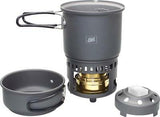 Esbit Alcohol Stove & Trekking Cookset Pot Lightweight Anodized Aluminum 87014