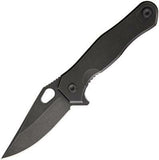 Quartermaster Mr Roper Texas Tea Folding Pocket Knife Blackwash Drop Pt COA 5ZTT