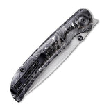 Civivi Imperium Linerlock Carbon Fiber/Silver Folding Nitro-V Pocket Knife 2106B - On Sale