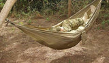 Snugpak Tropical Coyote Tan Parachute Nylon Holds Up 400lbs Travel Hammock 61645