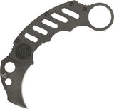 Mantis Midnight Karambit Black Folding Pocket Knife Tanto Blade MK