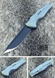 WE KNIFE Green Black Flipper Folding Pocket Knife S35VN -  601C