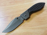 Ka-Bar Warthog Folding Black Knife W/ G10 Handle Standard Edge 3072