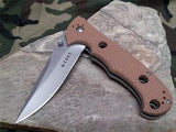 CRKT Hammond Desert Cruiser Folding Knife Tan Standard Edge 7904DI