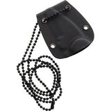 Rough Rider Zombie Nick Fixed Blade Green Bone Handle Neck Knife w/ Sheath 1454