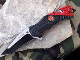 TAC FORCE SPRING ASSISTED FIRE DEPT RESCUE KNIFE - 640FD