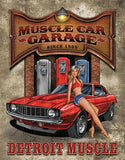 New Legends Detroit Muscle Car Garage Man Cave Vintage Metal Tin Sign 1568