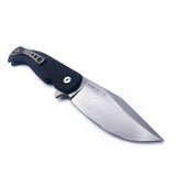 Tools for Gents TFG Eastwood Linerlock Black Aluminum Folding D2 Knife 91836
