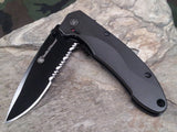 Smith & Wesson S.W.A.T. M.A.G.I.C. Assisted Opening Knife Half Serrated - 6000bs
