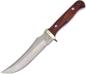 BUCK Creek Knives 10" Rosewood Handle Fixed Clip Point Blade Knife