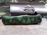 Master Folding 8" Spring Assisted Knife - Green Skull Camo A006GN