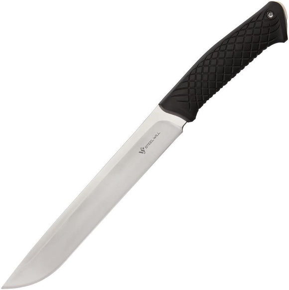 Steel Will Druid 230 Black TPE Handle Stainless Fixed Blade Knife