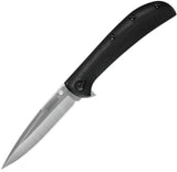 Kershaw AM-3 Framelock A/O Blade Al Mar Knives Black Handle Follding Knife