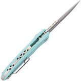 Hogue X1 Micro Button Lock Blue Matte CPM-154 Drop Pt Folding Pocket Knife