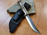 Marbles Creek Side Bowie Knife Fixed 10" Bear Hunter w/ Survival Kit  - 242