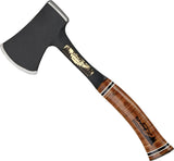 Estwing Sportsmans Axe Black American Steel Ax Head Brown Leather Handle
