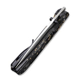 Civivi Imperium Linerlock Carbon Fiber/Gold Folding Nitro-V Pocket Knife 2106A