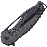 Willumsen Copenhagen Chibs Framelock Black Folding Knife 002b   - On Sale
