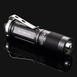 JETBeam IMK CREE XP G2 LED Black Aluminum 130 Meter Beam Flashlight w/ Clip 1MK