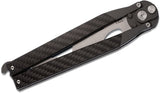 Artisan Cutlery Carbon Fiber Kinetic Multi Tool Auto Butterfly 1823pcf