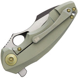 WE KNIFE Model 605 Framelock Green Titanium S35VN Flipper Folding Knife 605d
