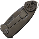 Medford Theseus Folder Grey Titanium Folding Knife 040DJ31PT