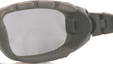 Bobster Sport & Street Convertible Sunglasses Black Motorcycle Goggles 21474