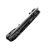 Civivi Imperium Linerlock Carbon Fiber/Silver Folding Nitro-V Pocket Knife 2106B - On Sale