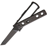 Jesse James Nomad Swing Blade Carbon Fiber Black Titanium Folding Knife KC2B