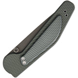 GT KNIVES Button Lock Folder Serrated ATS-34 Tanto Folding Knife 310