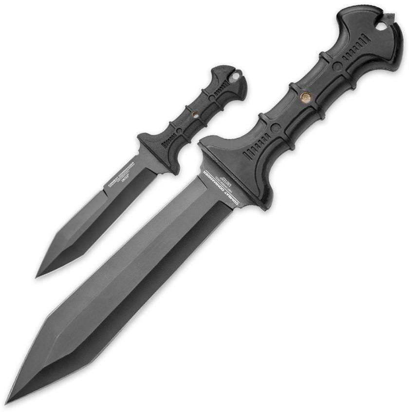 United Combat Commander Gladius Dagger Dual Edge Fixed Blade Knife Full  Tang New