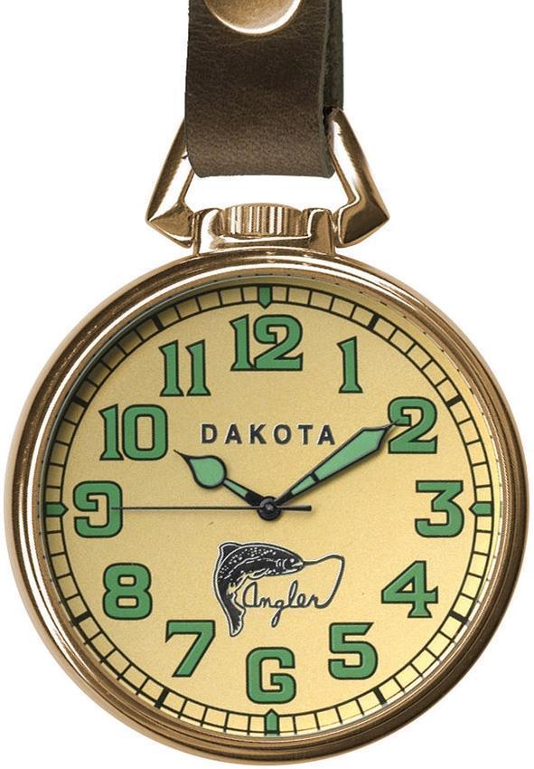 Fishing Pocket Watch  Vintage Pocket Watch