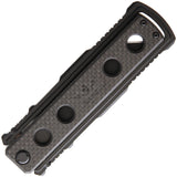 Jesse James Nomad Swing Blade Carbon Fiber Black Titanium Folding Knife KC2B