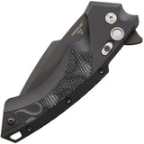 Hogue X5 Folder Spear Pt Black Aluminum G-Mascus Folding Pocket Knife