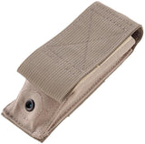 Hogue Modular MOLLE Hook & Loop Pouch Sheath Knife Tan Fits 5.5" Closed