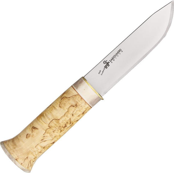 Karesuando Kniven The Bear Stainless 12C27 Steel Birch & Reindeer Knife