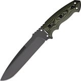 Hogue Tactical A2 Tool Green G10 Gun-Kote G-Mascus Fixed Blade Knife