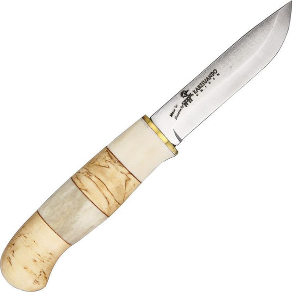 Karesuando Kniven Willow Grouse Stainless 12C27 Steel Fixed Knife