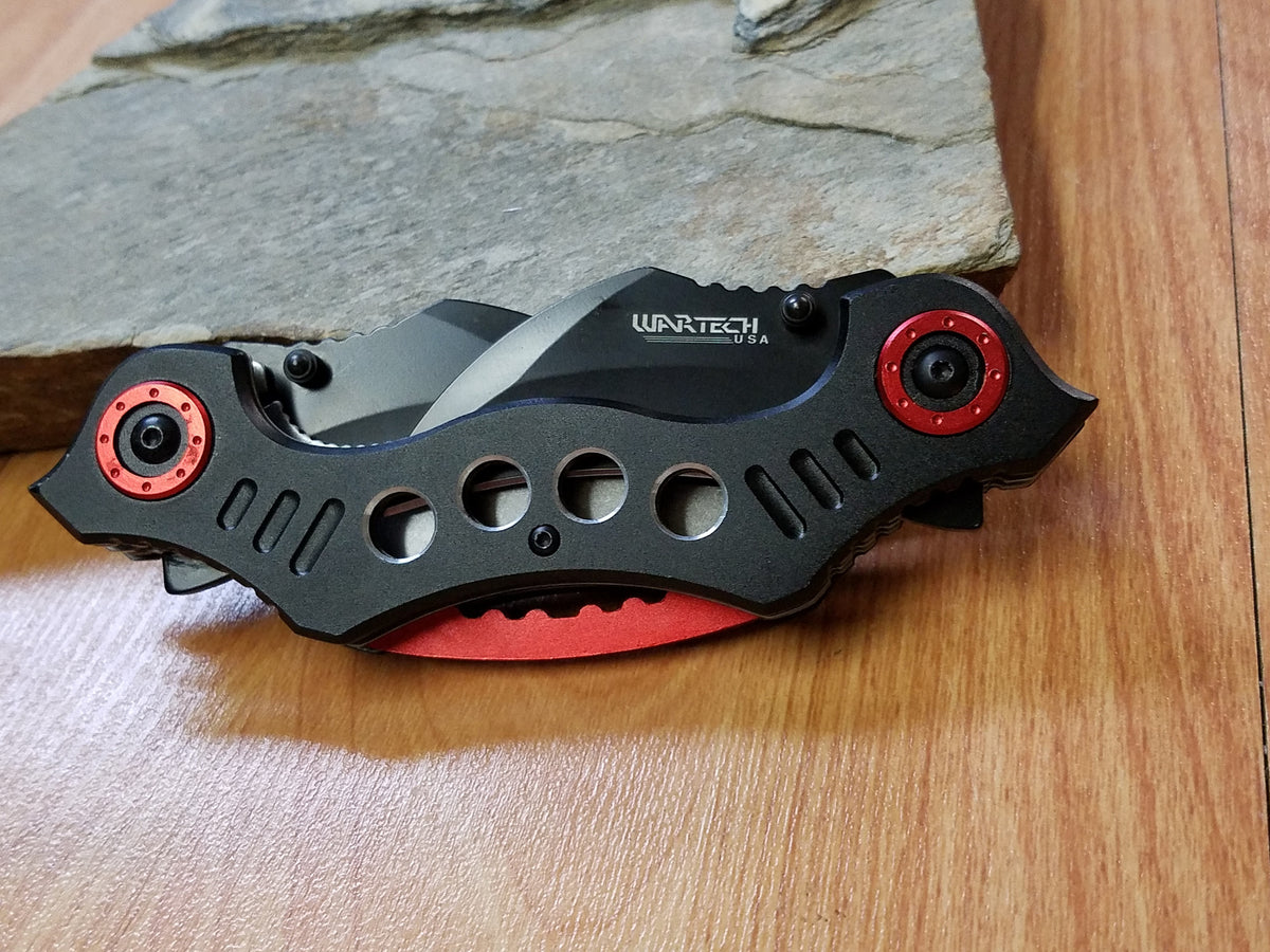 Kershaw Dawnstar Folding Knife 3.5 Inch Plain Blackwash Hawkbill