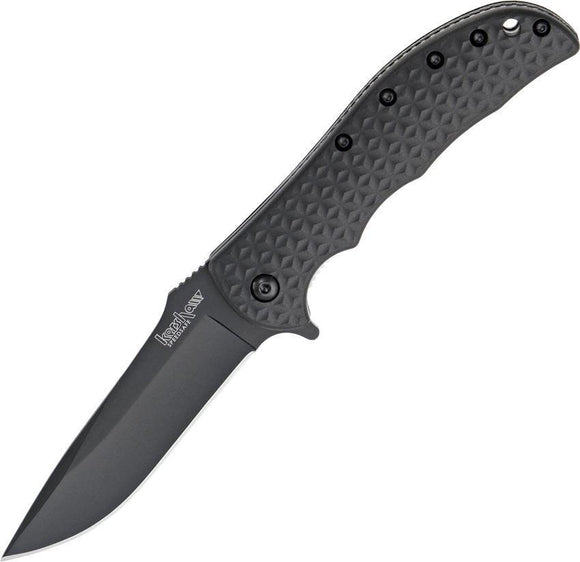 Kershaw Volt II Linerlock A/O Blade Textured Black Handle Folding Knife