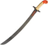 Marbles Knives 27" Sword Stonewash Full Tang Blade Wood Handles Martial Arts