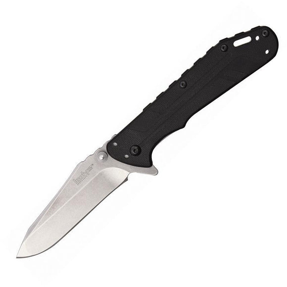 Kershaw Thermite A/O Spanto Tip Blade Stonewash Hang Pack Folding Knife