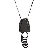 5.11 Tactical Black 1pc Side Kick Fixed Serrated Boot Knife w/ Neck Sheath 51023