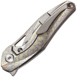 Bestech Knives The Reticulan Framelock Gray Folding Knife 1810k