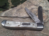 Schrade Imperial Cracked Ice Large Trapper Folding Knife Knife 13L