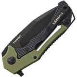 Willumsen Copenhagen Tyran Framelock OD Folding Knife 001OD   - On Sale